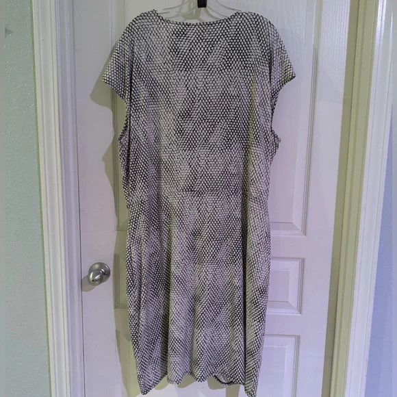 Michael Kors | Women’s Black & White Snake Skin Dress Size 2X - Picture 3 of 5